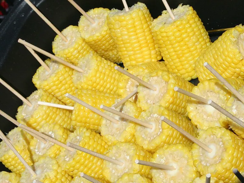 Bhutta (corn on the cob) - Traditional Indian Dish