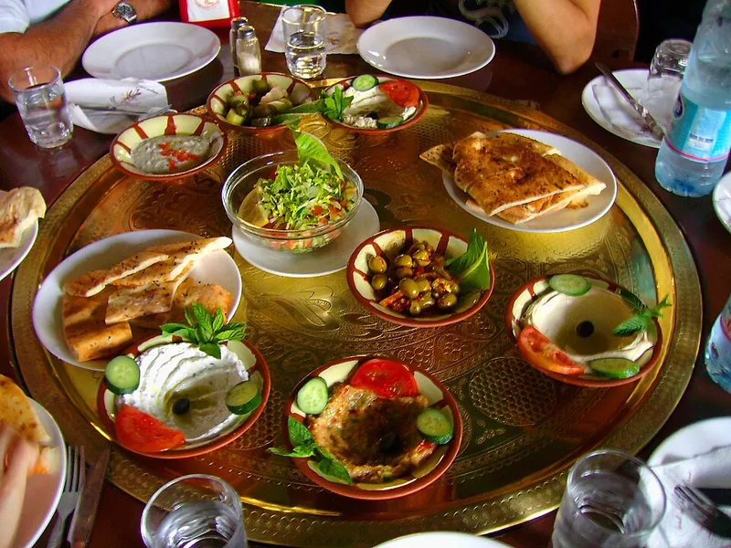 Seafood Thali (A platter with various seafood dishes - Traditional Indian Dish